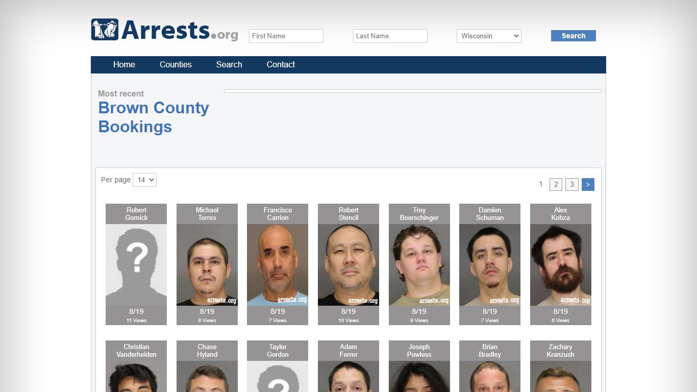 Brown County Arrests and Inmate Search